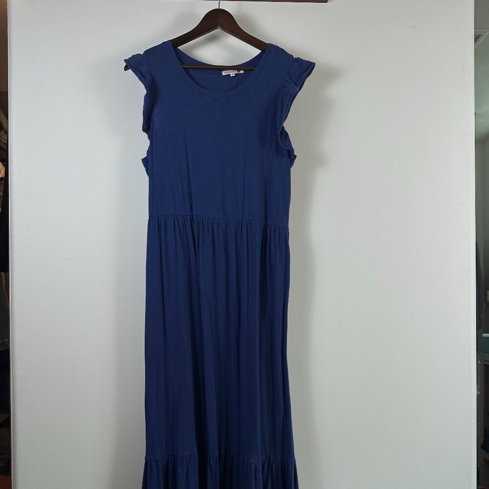 Sundry Navy Maxi Dress – Size 3 (Fits Like Large)